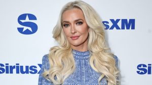 Erika Jayne visits SiriusXM Studios in New York City in January 2025