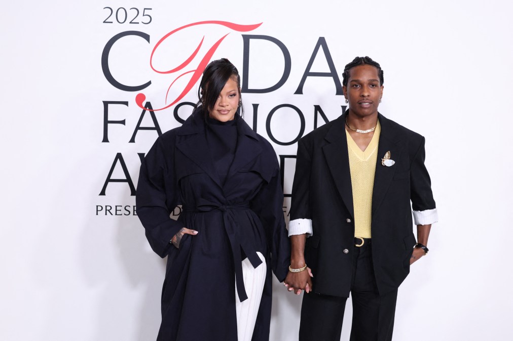 Barbadian singer Rihanna and A$AP Rocky 