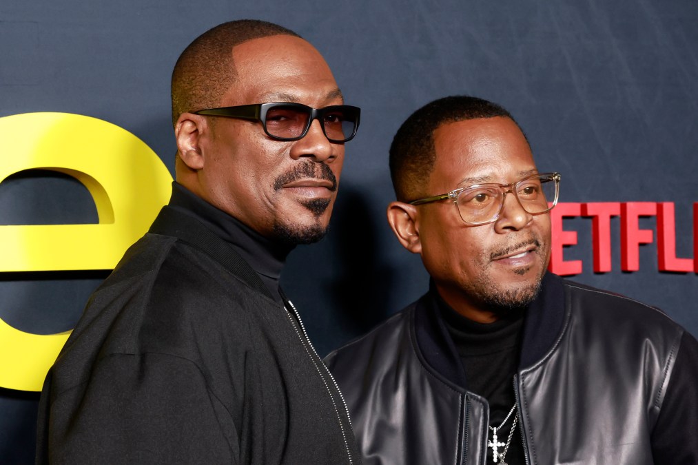 Eddie Murphy and Martin Lawrence attend the Los Angeles Premiere of Netflix's "Being Eddie" 