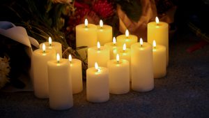 Candles for Suki Lahav.
