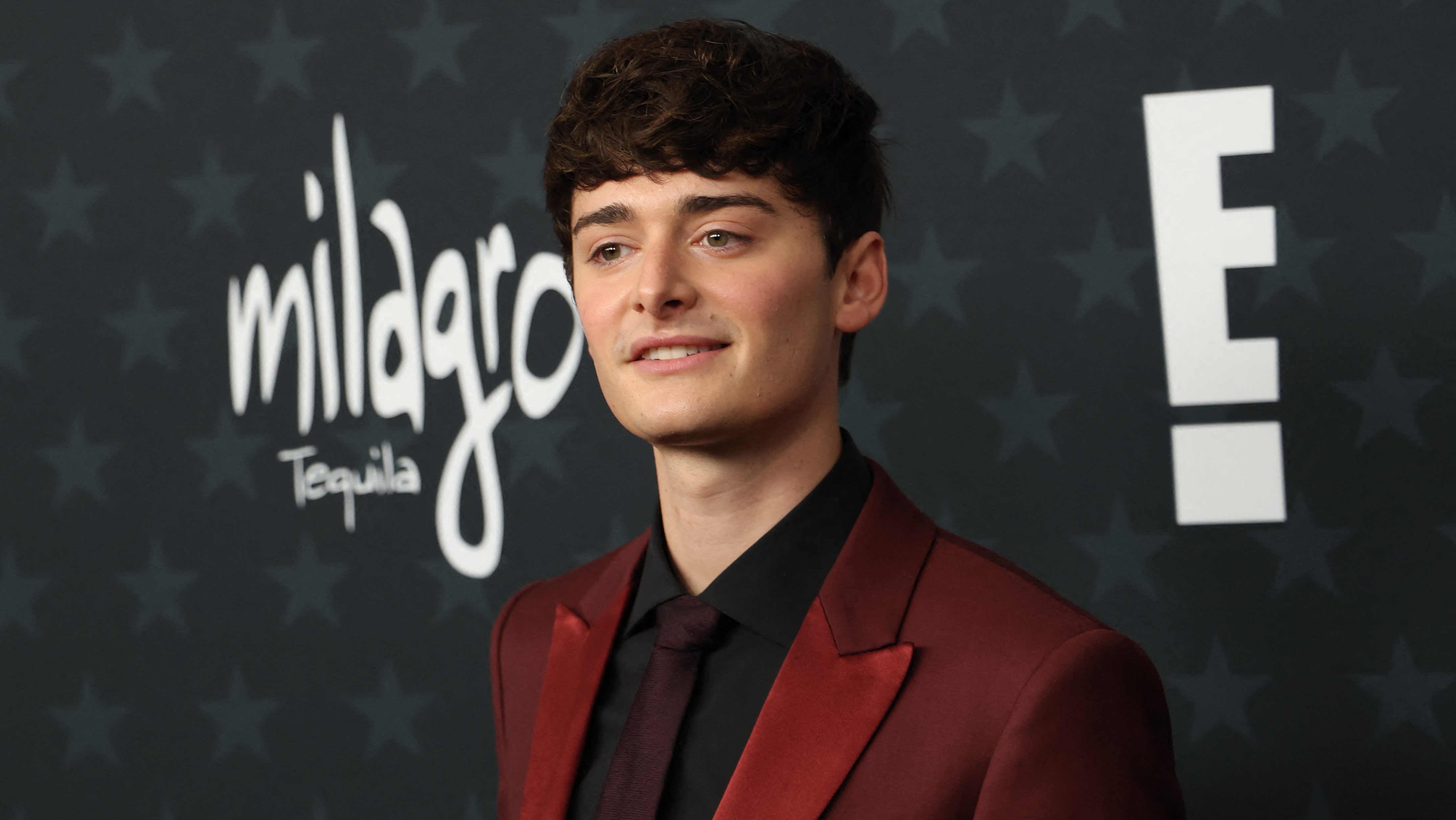 Noah Schnapp attends the 31st Annual Critics Choice Awards.