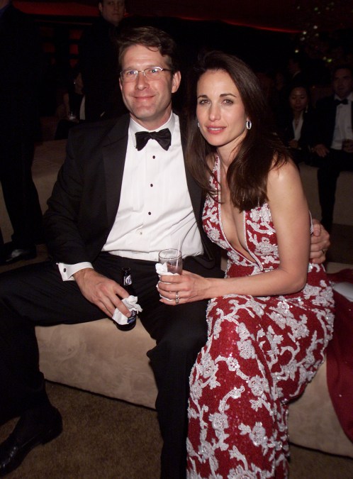 Rhett Hartzog and Andie MacDowell