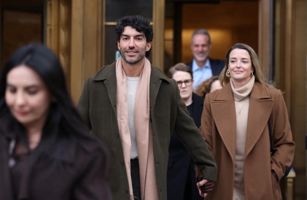Justin Baldoni leaves federal and his wife Emily Baldoni.