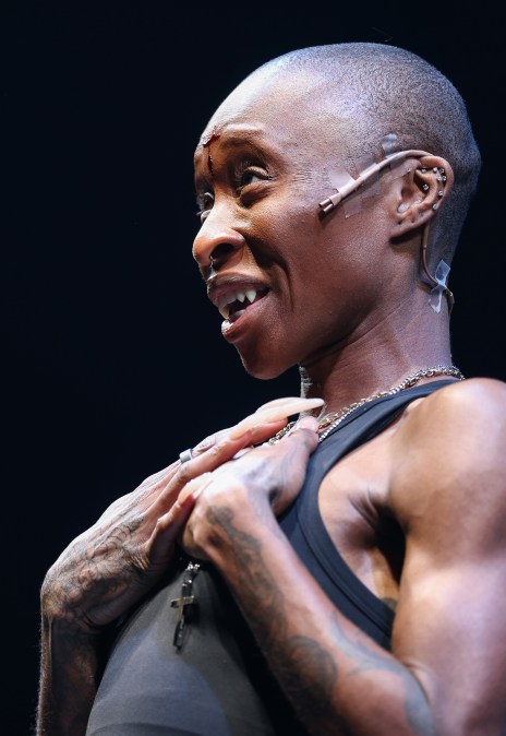 Cynthia Erivo during "Dracula" curtain call.