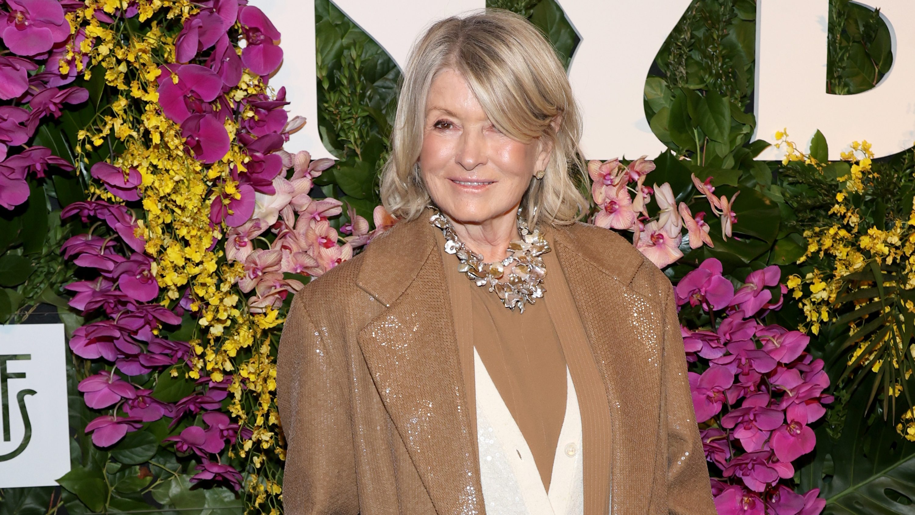 Martha Stewart attends as The New York Botanical Garden hosts The Orchid Dinner at The Plaza Hotel.