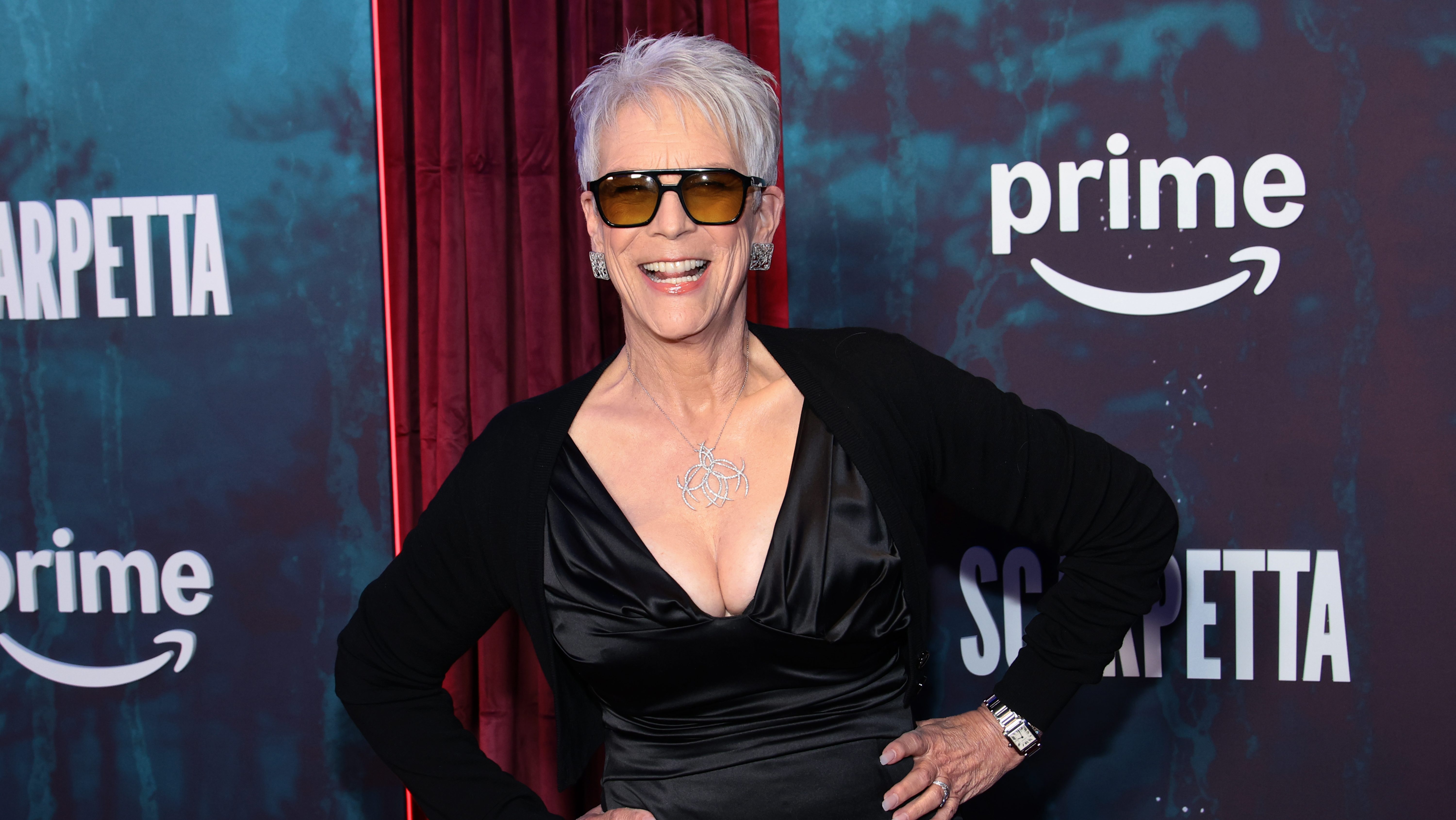 Jamie Lee Curtis attends the Prime Video's "Scarpetta" New York Premiere.