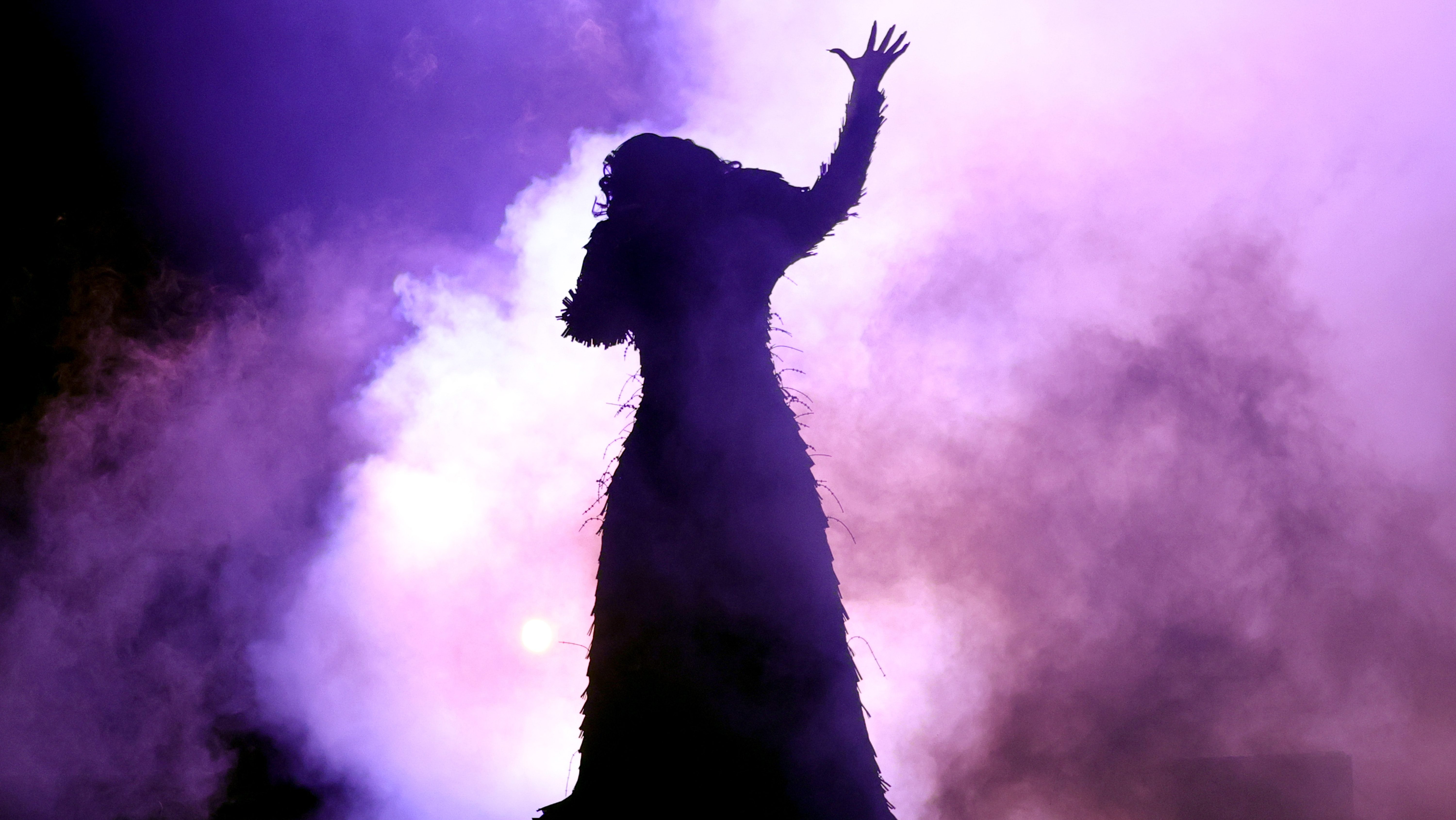 Cardi B performs during her "Little Miss Drama" tour at Madison Square Garden on March 25, 2026.