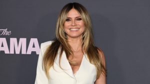 Heidi Klum attends the premiere of A24's "The Drama."