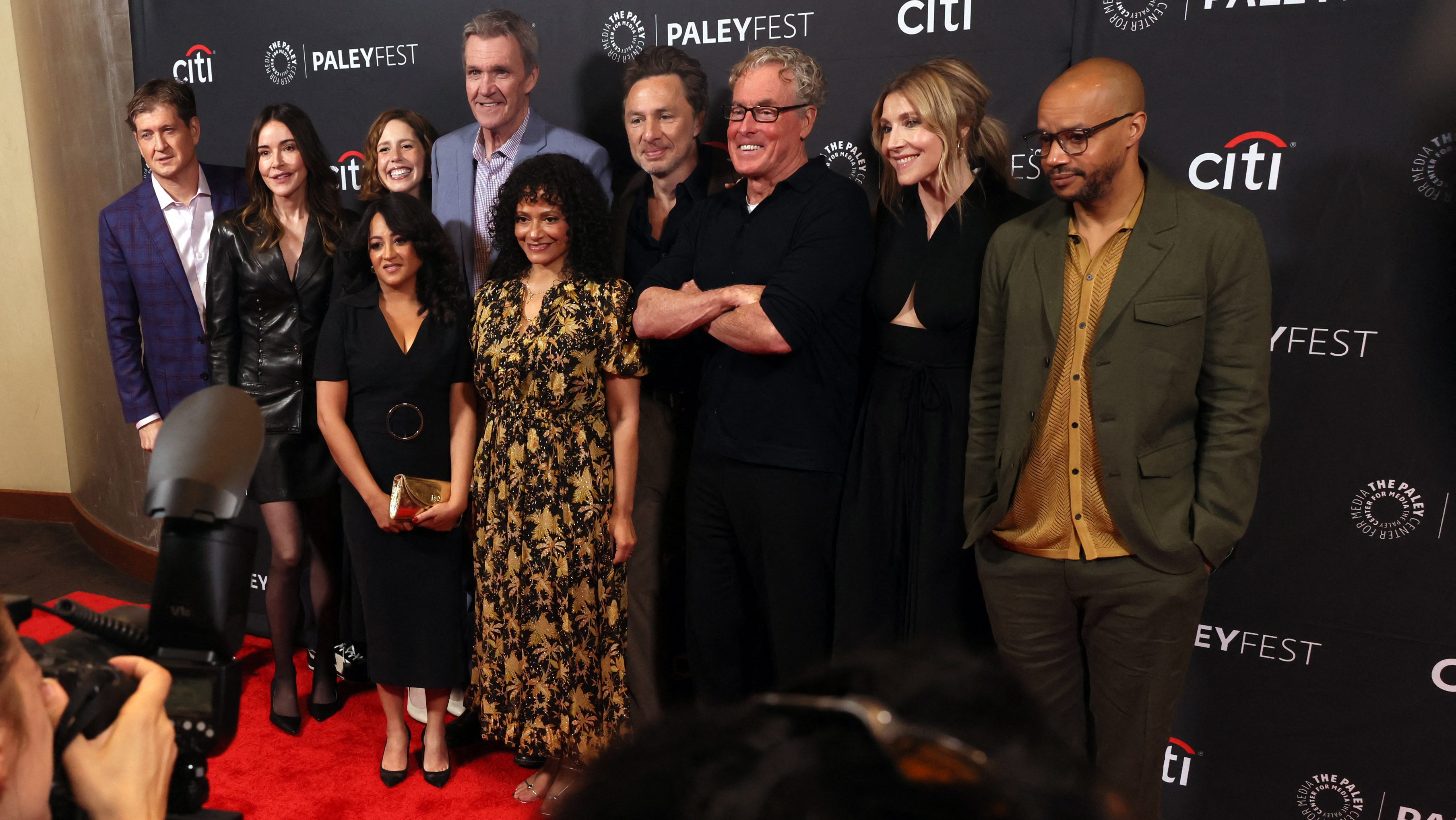The cast of Hulu's "Scrubs" attend the screening at PaleyFest LA.