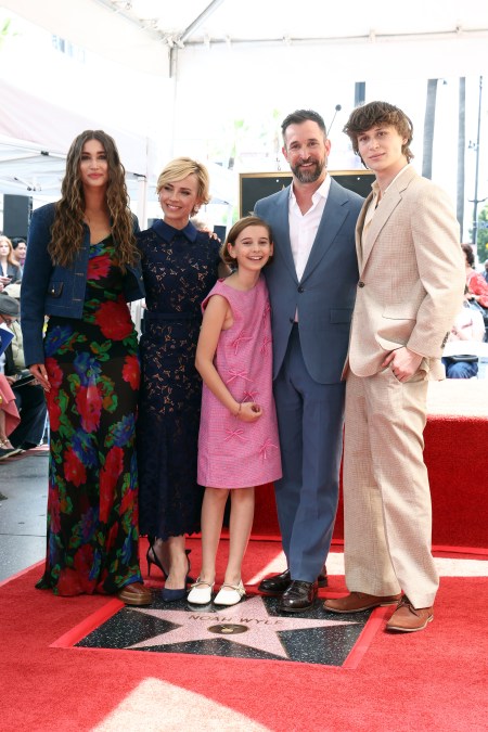 Noah Wyle and family