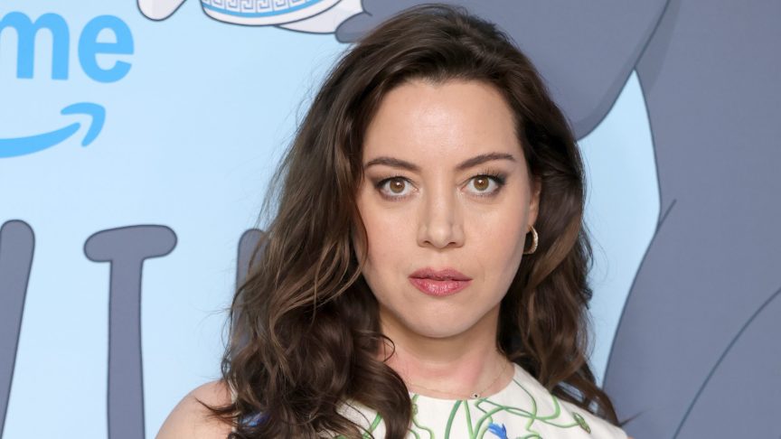 Aubrey Plaza attends Amazon Prime's "Kevin" special screening.