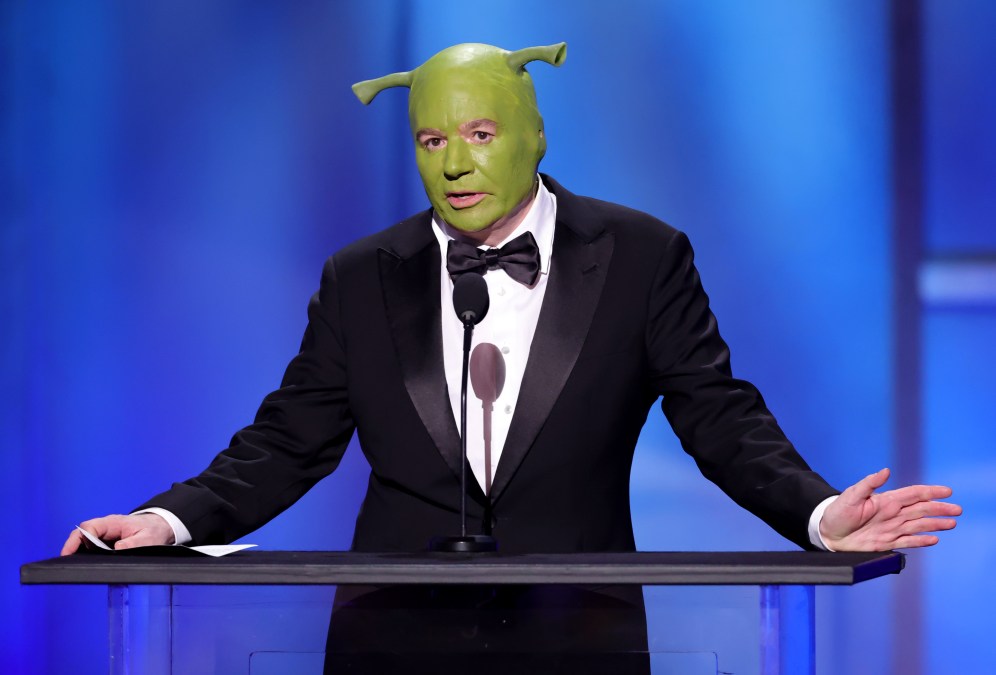 Mike Myers appears onstage at the 51st AFI Lifetime Achievement Award: A Tribute Celebrating Eddie Murphy 