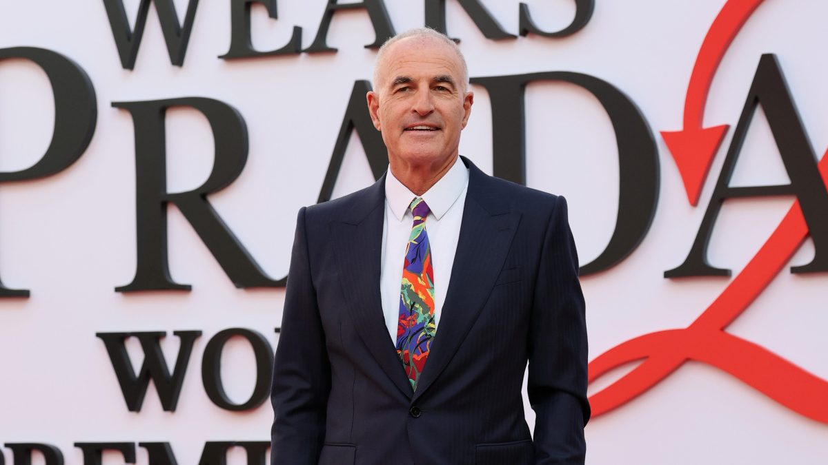 David Frankel poses on the red carpet at the Devil Wears Prada 2 New York premiere