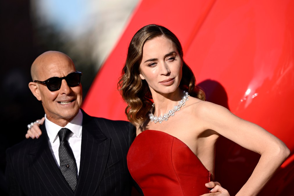 Stanley Tucci and Emily Blunt