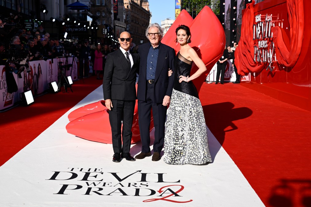 Stanley Tucci, Paul Smith and Felicity Blunt 