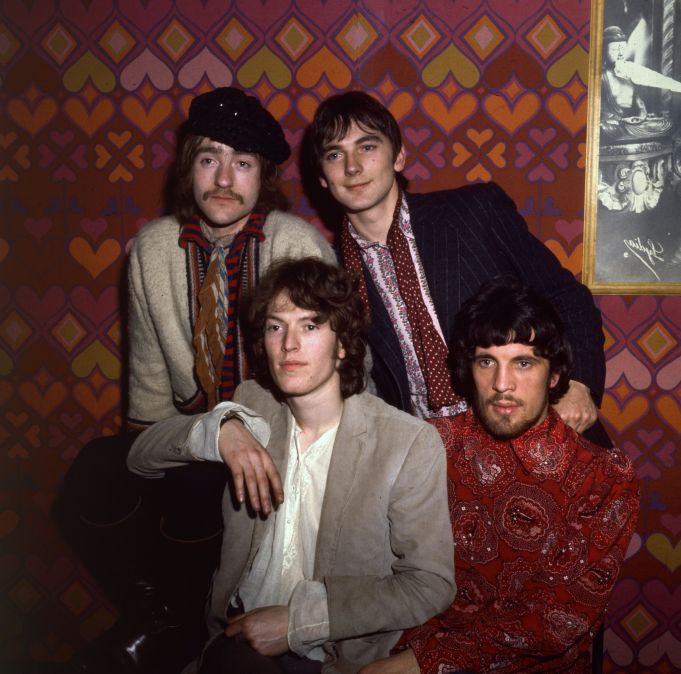 Dave Mason (bottom right) with Traffic.