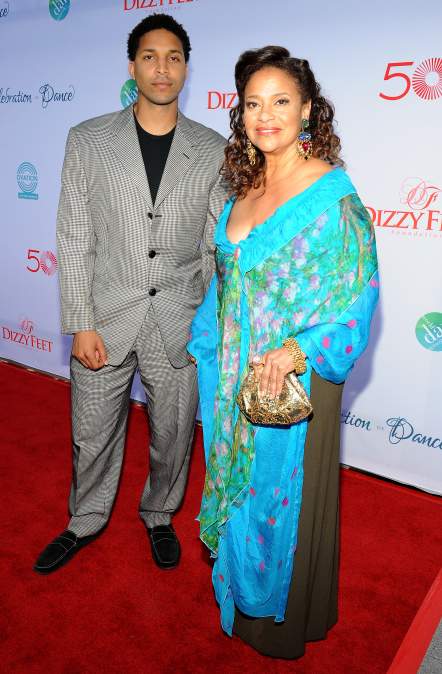 Debbie Allen (R) and Norman Nixon Jr.