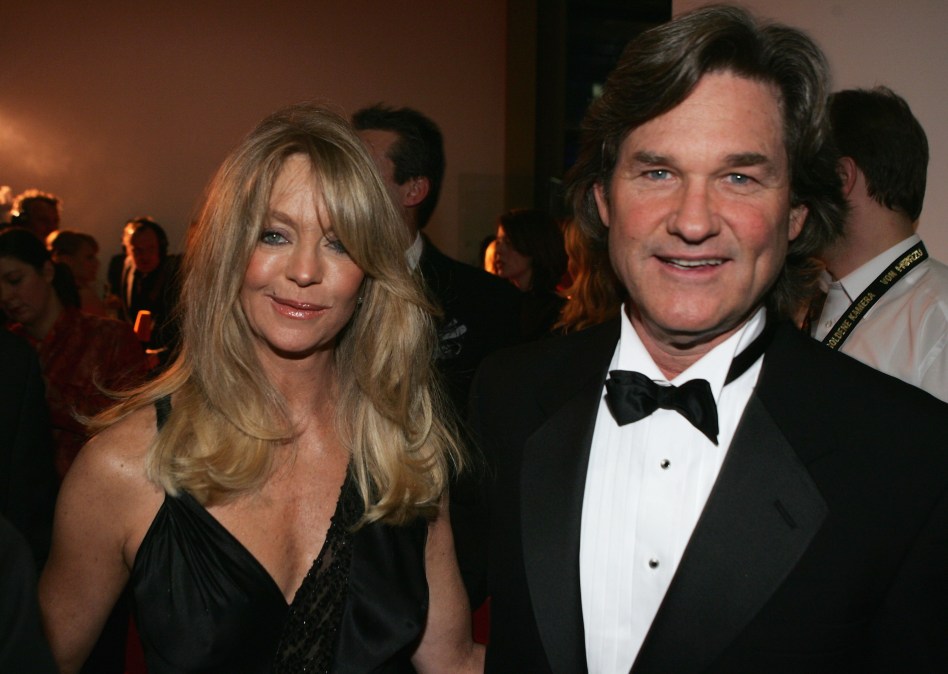 Goldie Hawn and Kurt Russell 