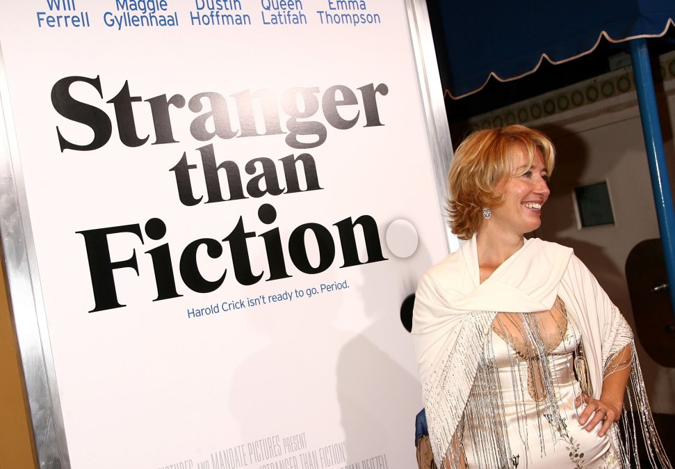Emma Thompson at the "Stranger Than Fiction" premiere in 2006.