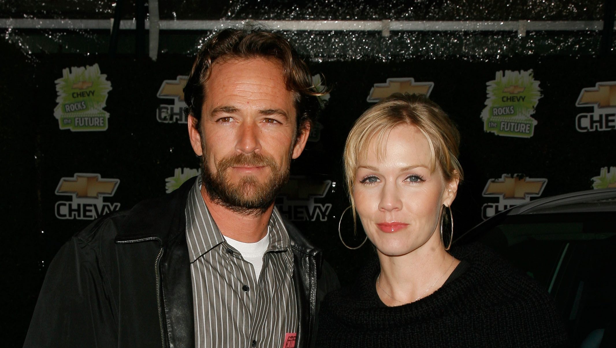 Luke Perry and Jennie Garth
