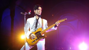 US singer Prince performs on October 11, 2009 at the Grand Palais in Paris.