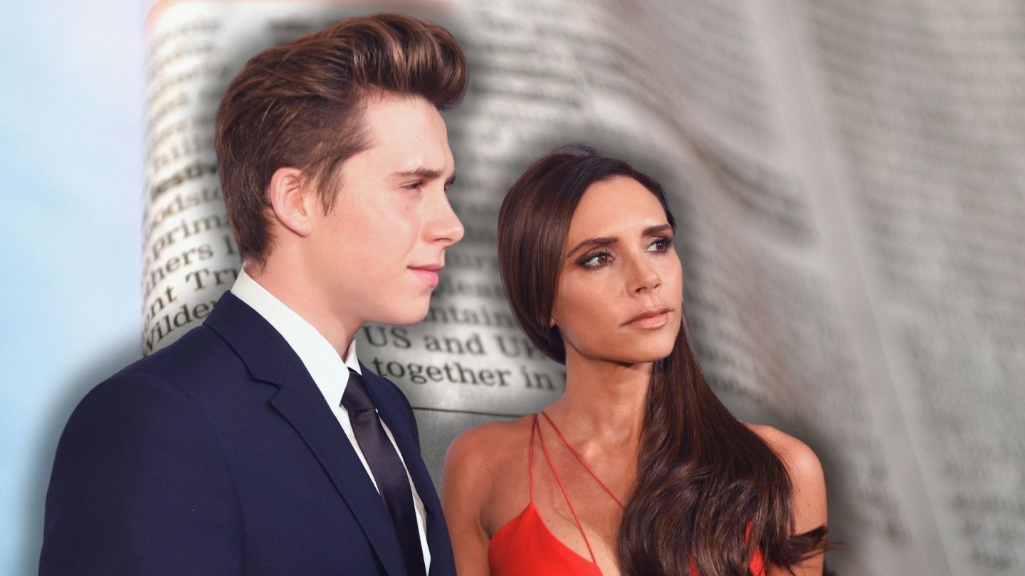 Brooklyn & Victoria Beckham