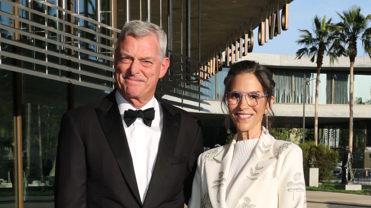 Antony Ressler and Jami Gertz attend LACMA's Opening Gala for The David Geffen Galleries at Los Angeles County Museum of Art on April 16, 2026 in Los Angeles, California