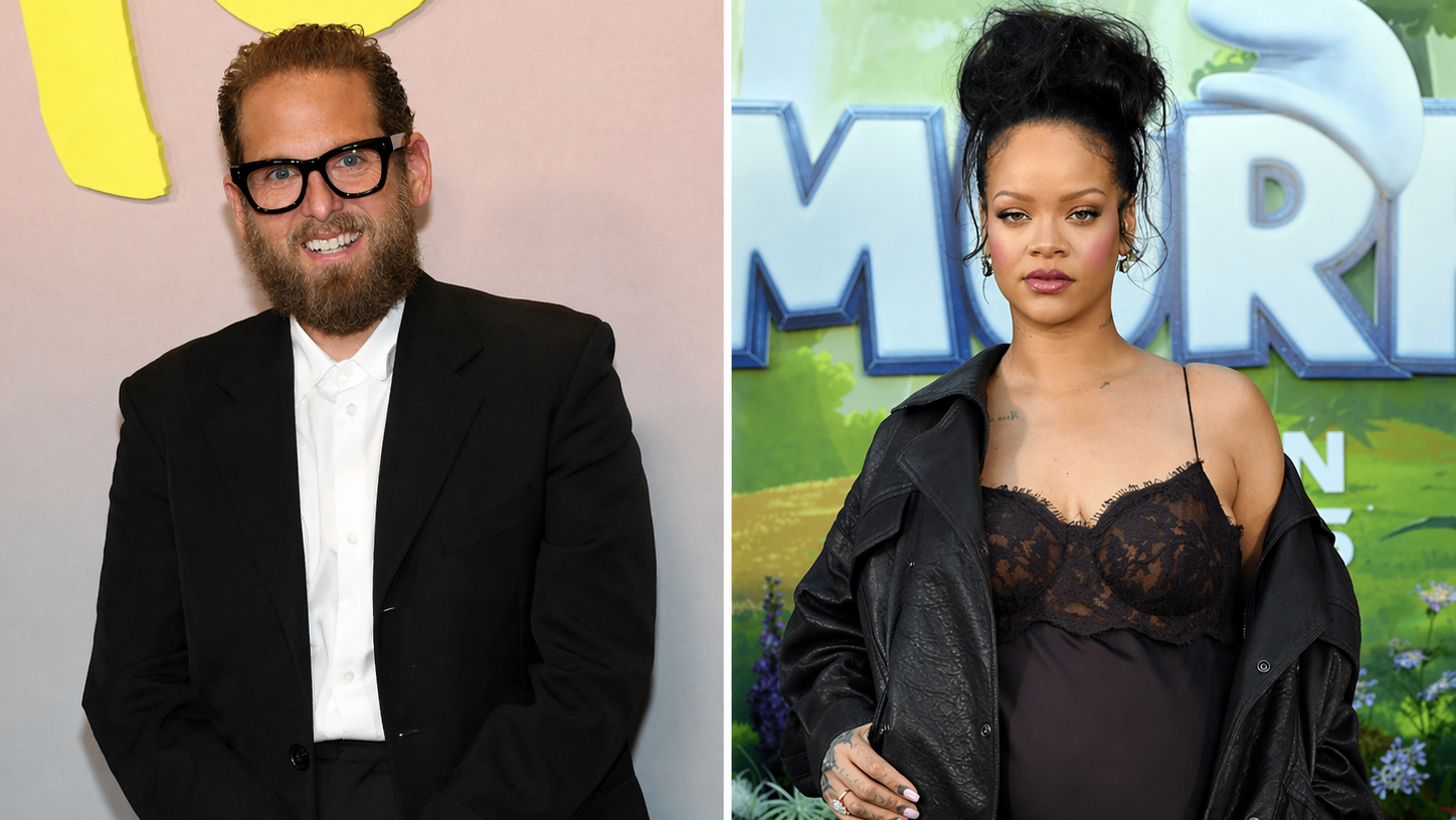 Jonah Hill and Rihanna