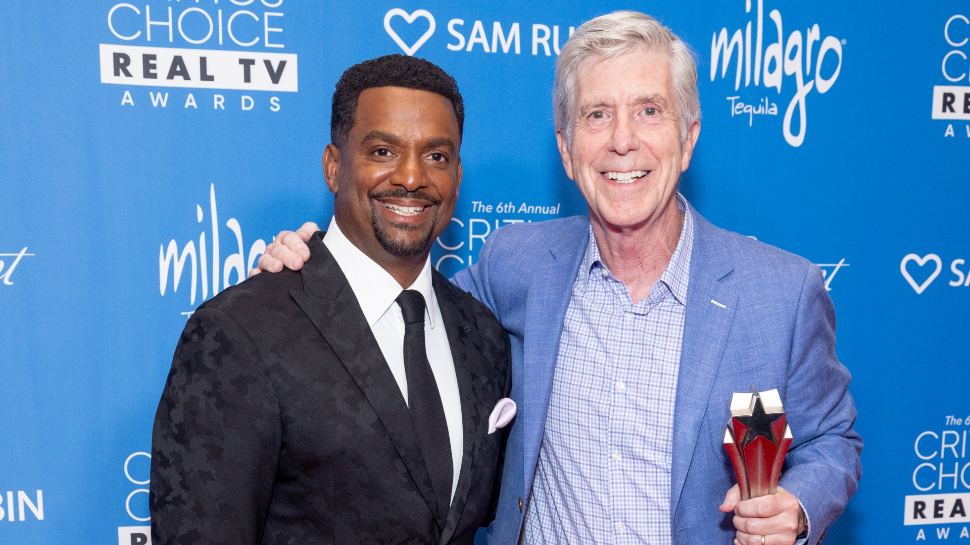 Alfonso Ribeiro and Tom Bergeron