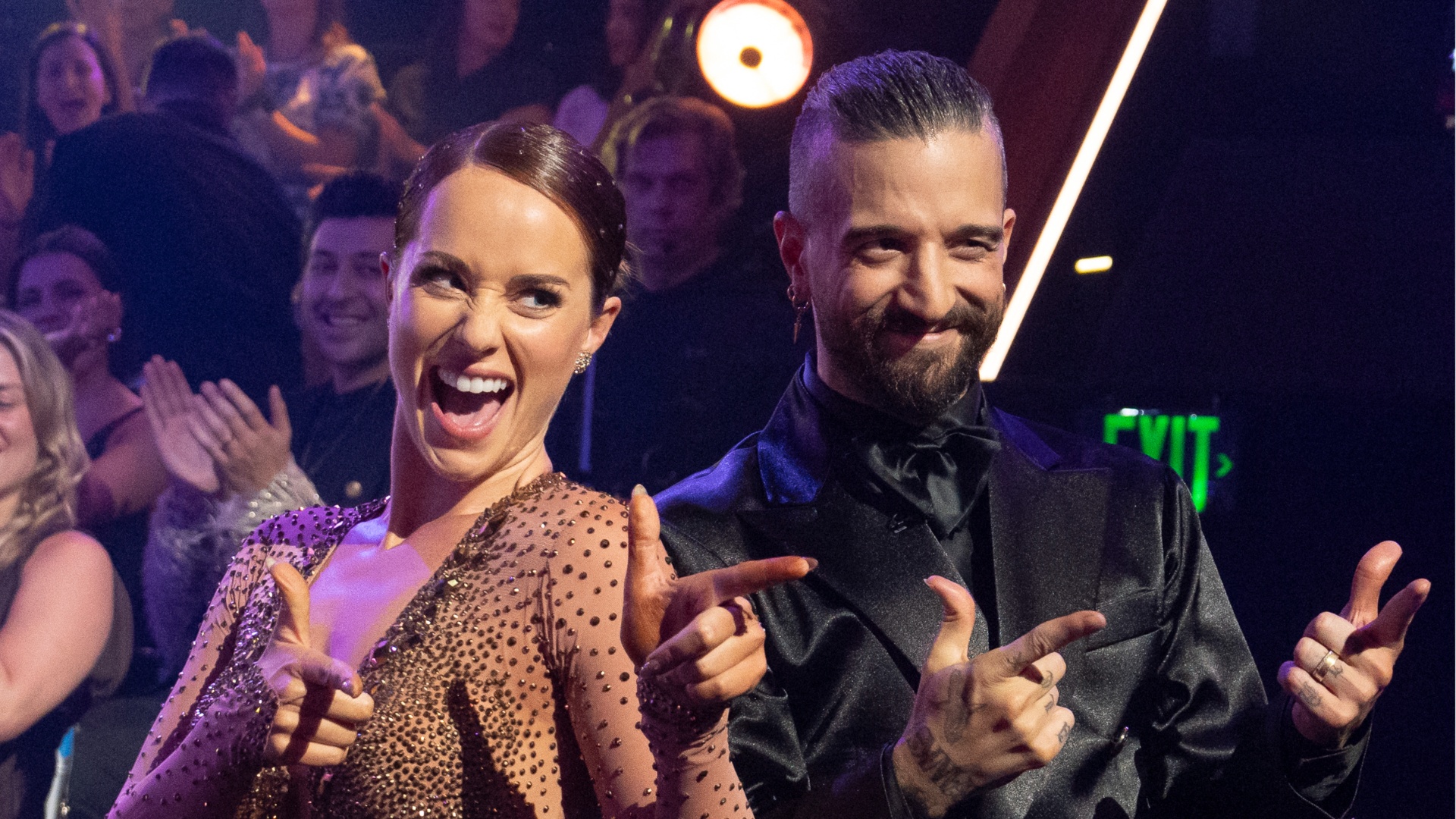 Whitney Leavitt and Mark Ballas