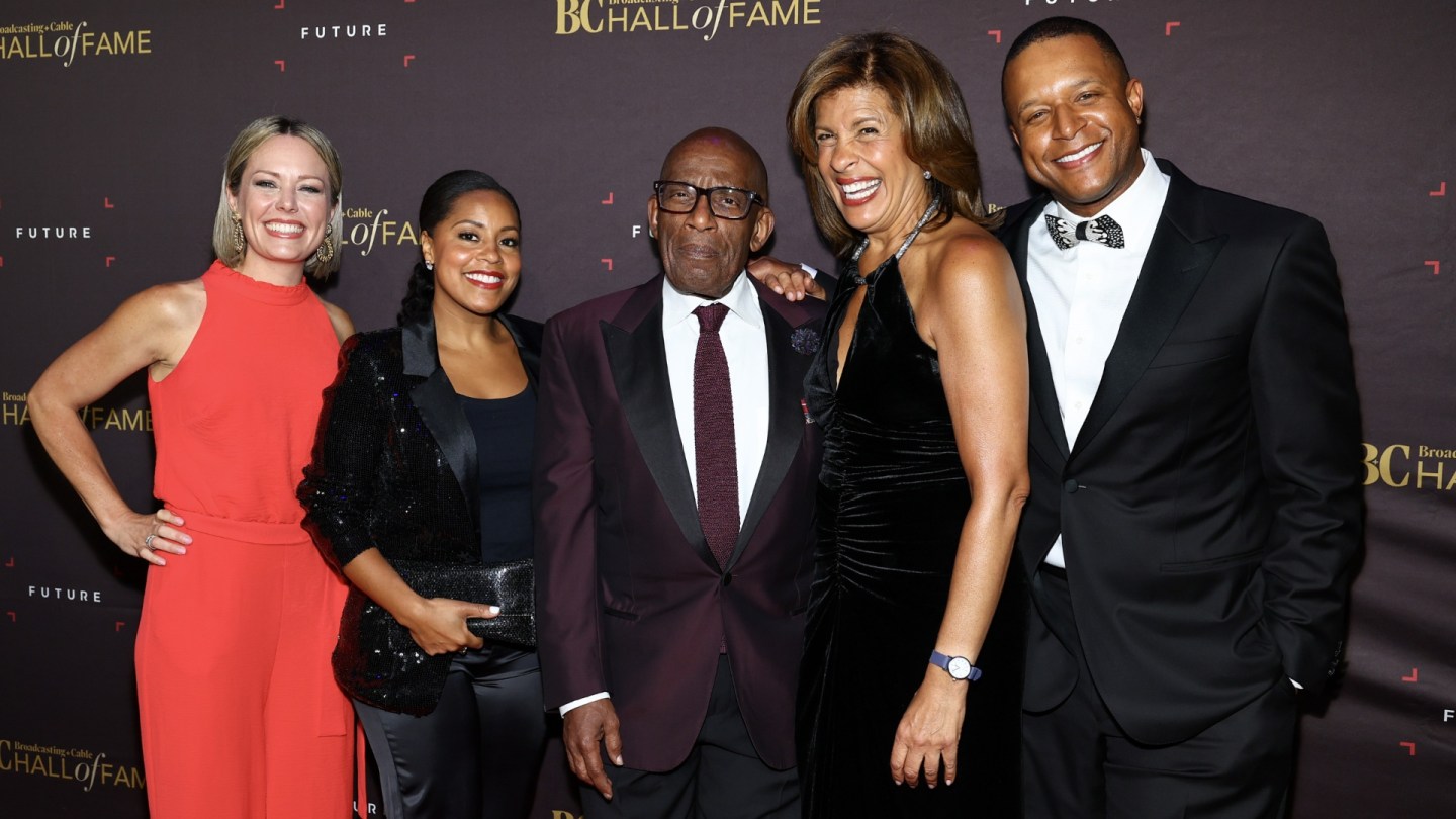 Dylan Dreyer, Sheinelle Jones, Al Roker, Hoda Kotb and Craig Melvin