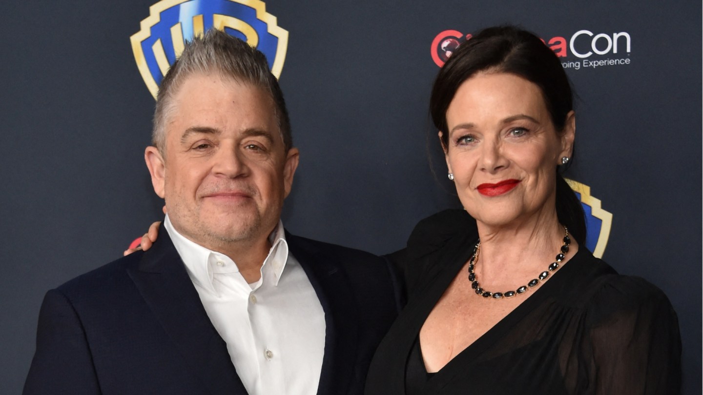 Patton Oswalt and Meredith Salenger