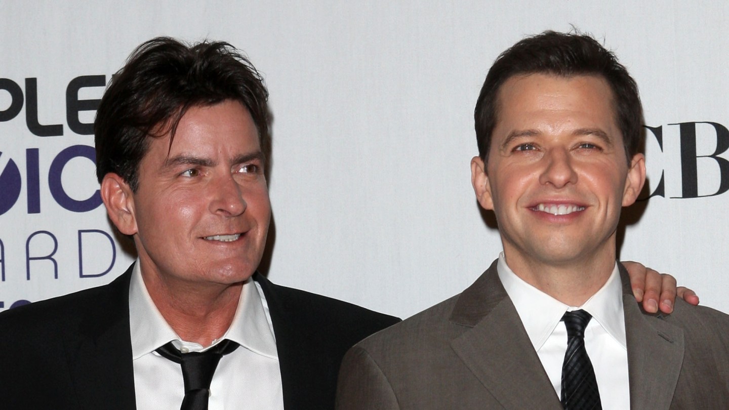 Charlie Sheen and Jon Cryer