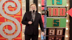 Drew Carey on the set of The Price Is Right