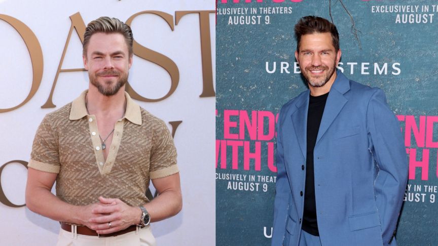 Andy Grammer and Derek Hough
