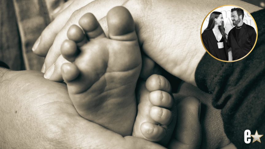 Justin Theroux and Nicole Brydon Bloom welcome first child