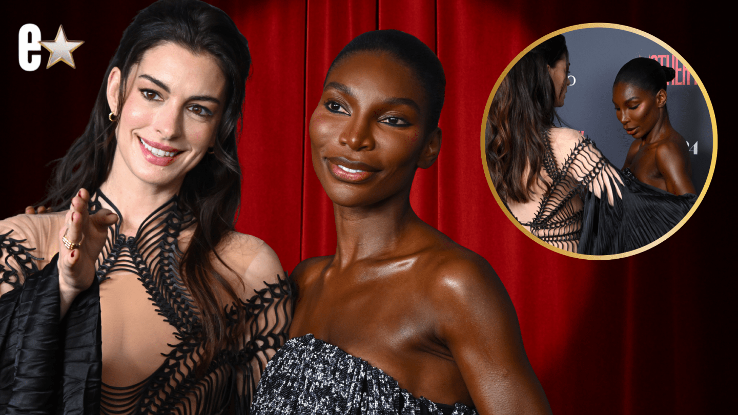 Anne Hathaway Helps Michaela Coel Avoid Wardrobe Mishap