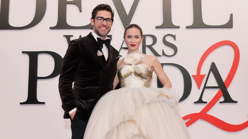 John Krasinski and Emily Blunt