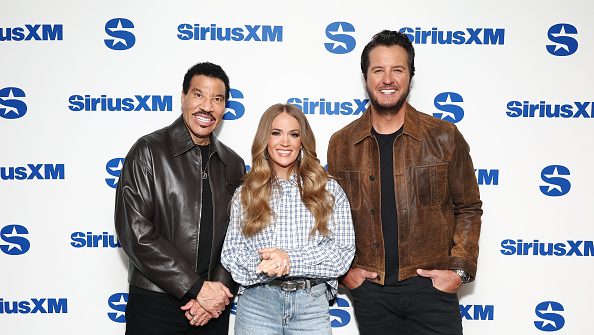 Lionel Richie, Carrie Underwood and Luke Bryan