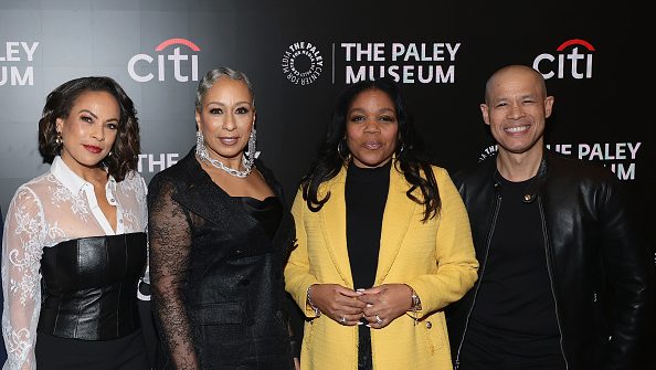 Daphnée Duplaix, Tamara Tunie, Sheila Ducksworth and Vladimir Duthiers