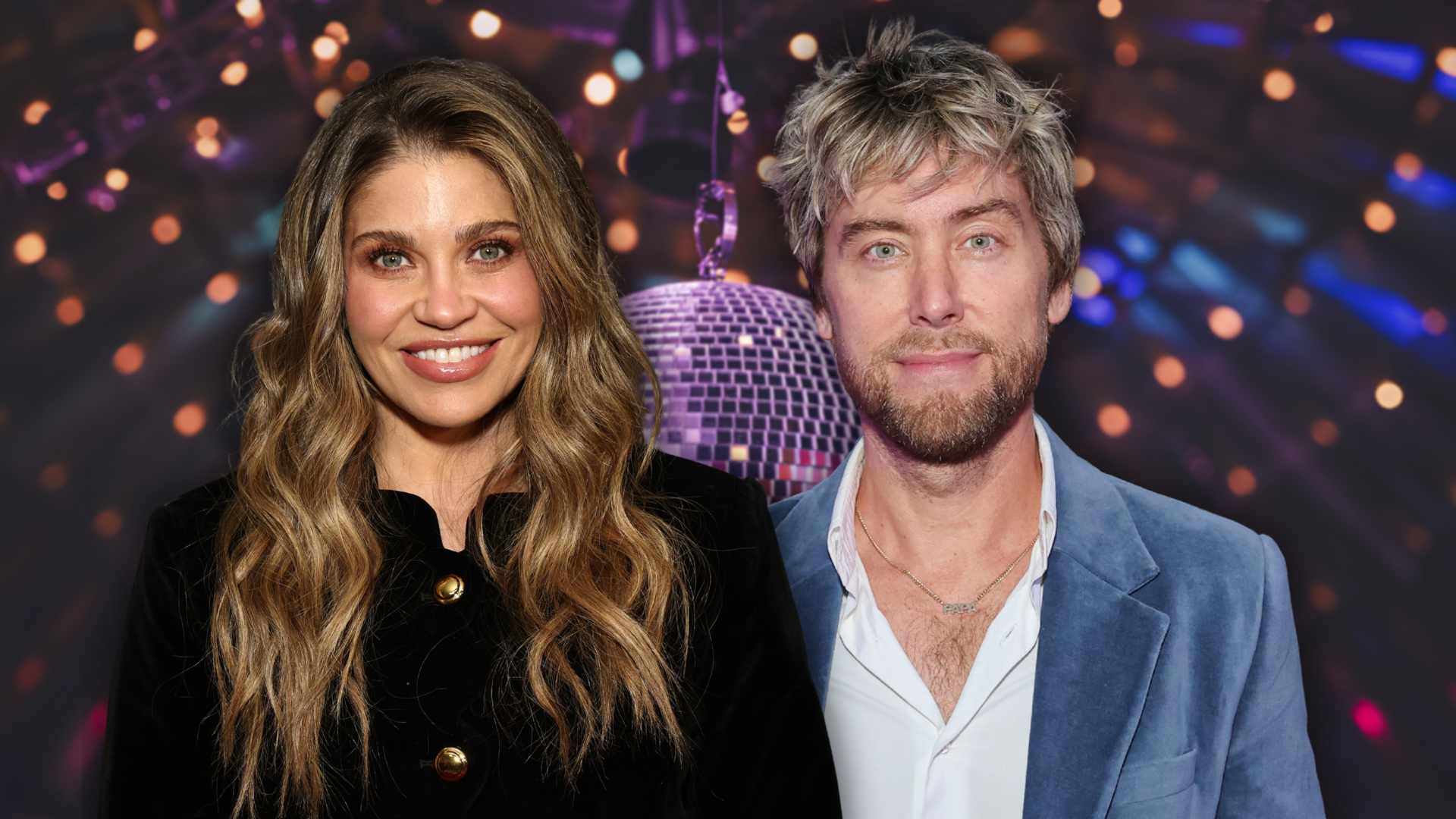 Danielle Fishel and Lance Bass