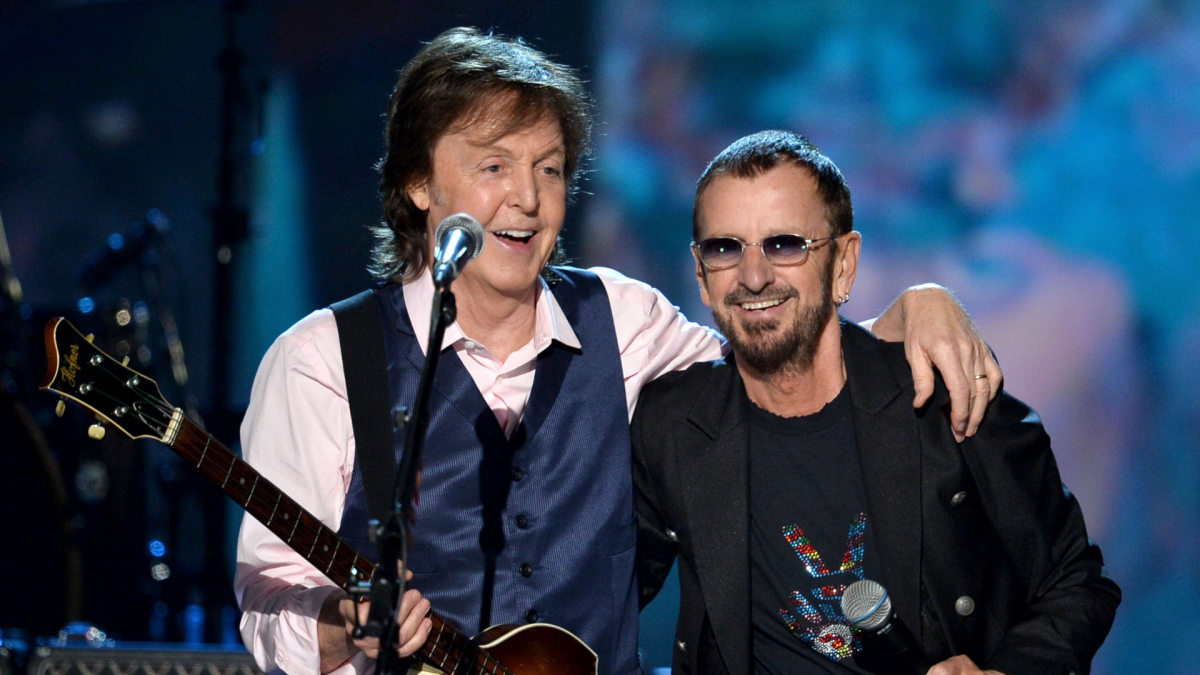 Paul McCartney and Ringo Starr