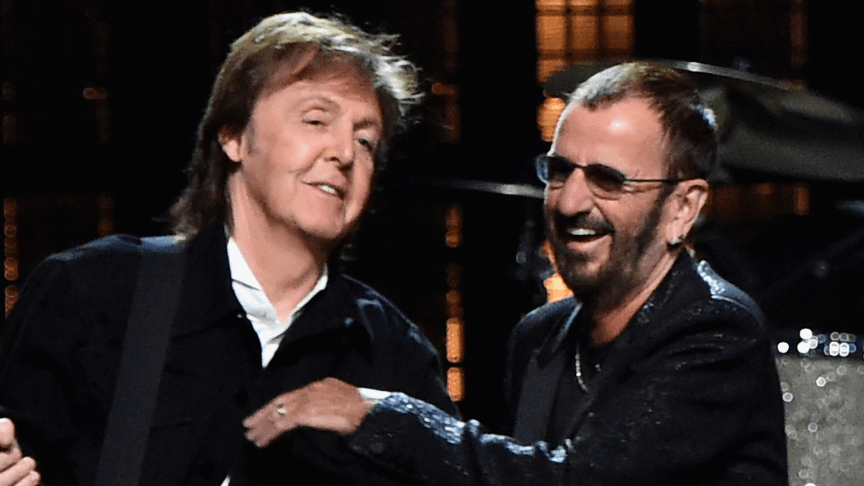 Paul McCartney and Ringo Starr