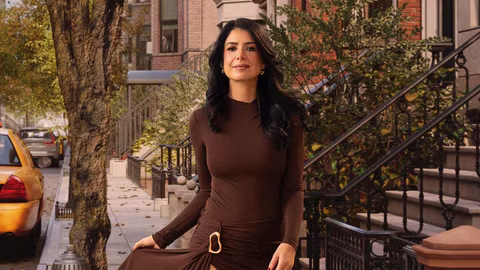 Yvonne Najar walks along a New York street in “In the City” Season 1 promo photo