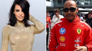 Kim Kardashian and Lewis Hamilton