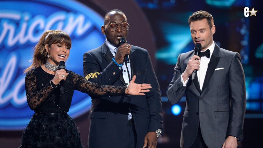 Paula Abdul, Randy Jackson, and Ryan Seacrest