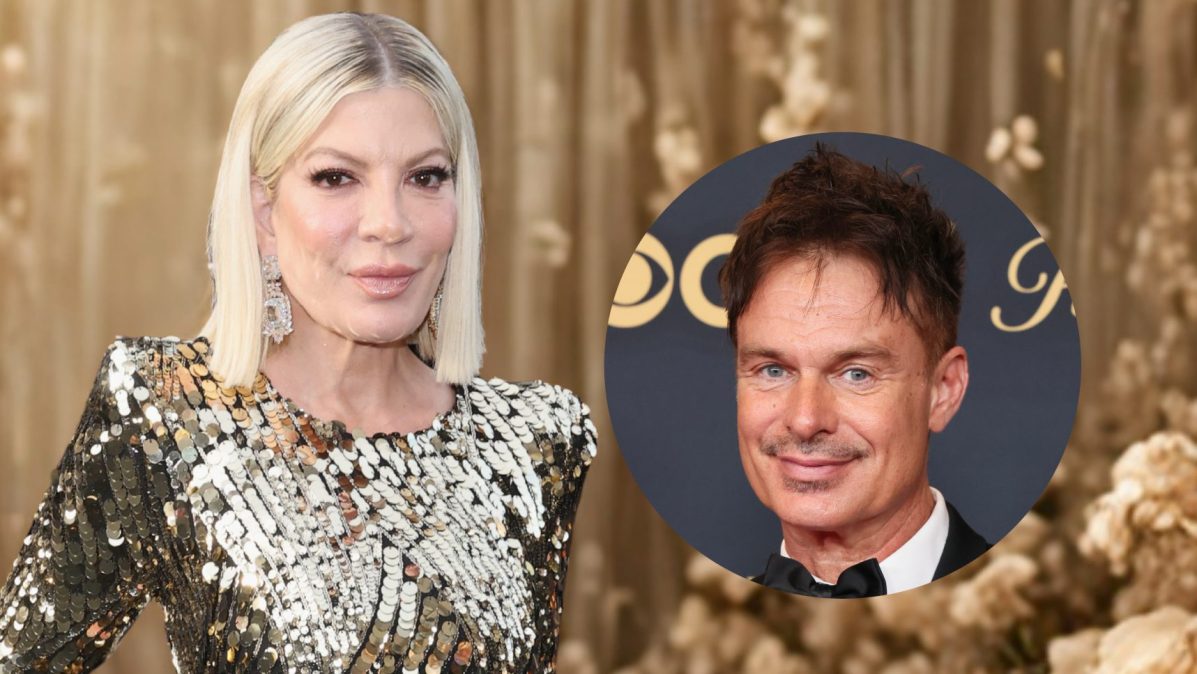Tori Spelling and Patrick Muldoon.