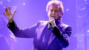 Barry Manilow performing onstage