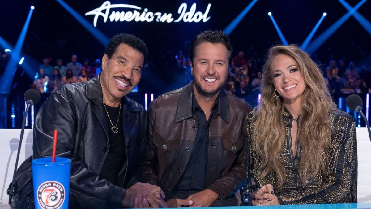 Lionel Richie, Luke Bryan and Carrie Underwood