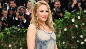 Kylie Minogue attends The 2024 Met Gala Celebrating "Sleeping Beauties: Reawakening Fashion" at The Metropolitan Museum of Art.